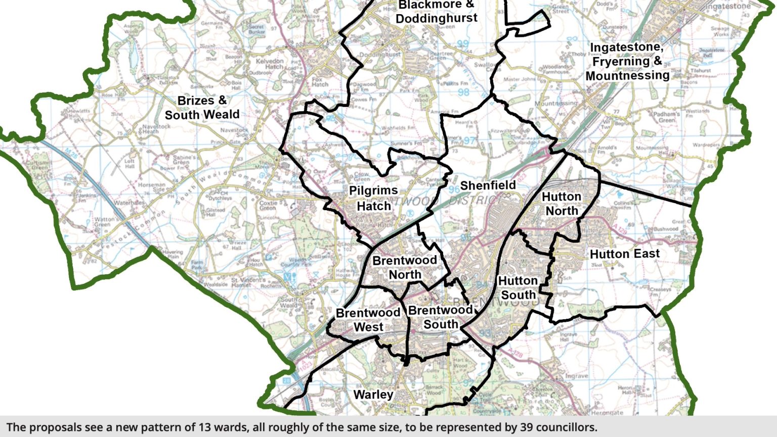 Autumn 2023 Shake Up Of Brentwood Council Wards Mean Major Changes   2024 Wards 1536x865 